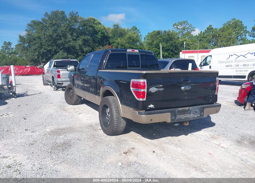 2013 FORD F-150 KING RANCH VIN: 1FTFW1CT4DKF76334