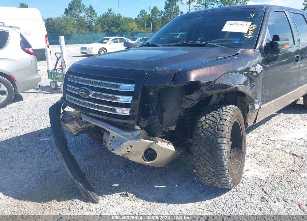 2013 FORD F-150 KING RANCH VIN: 1FTFW1CT4DKF76334