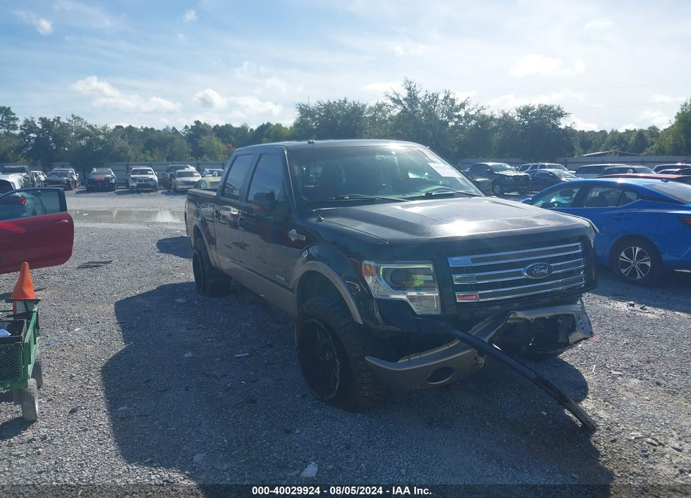 2013 FORD F-150 KING RANCH VIN: 1FTFW1CT4DKF76334