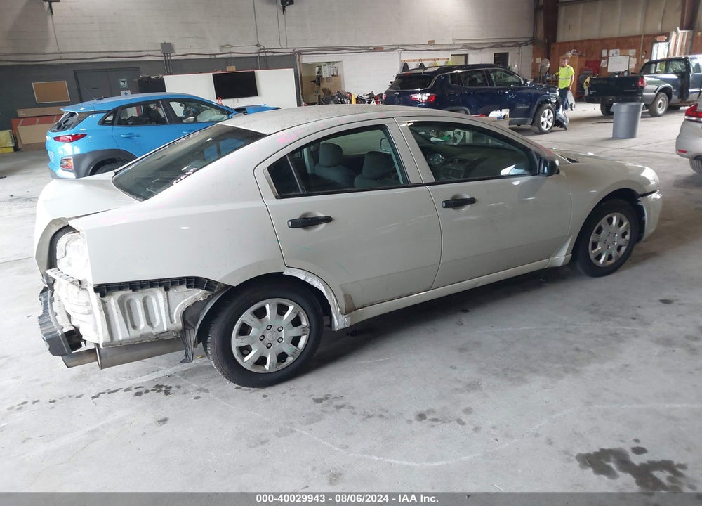 2007 MITSUBISHI GALANT DE VIN: 4A3AB26F87E020514