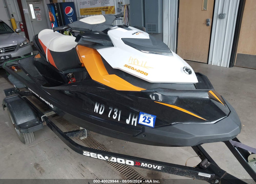 2012 SEADOO GTX 215 VIN: YDV28210A212