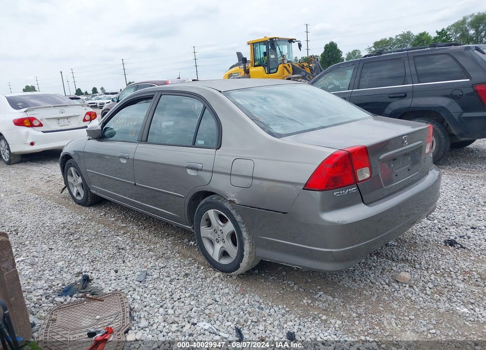 2004 HONDA CIVIC EX VIN: 2HGES26784H511765