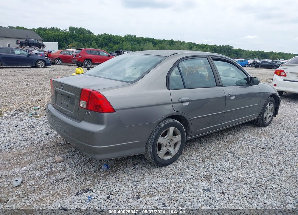 2004 HONDA CIVIC EX VIN: 2HGES26784H511765