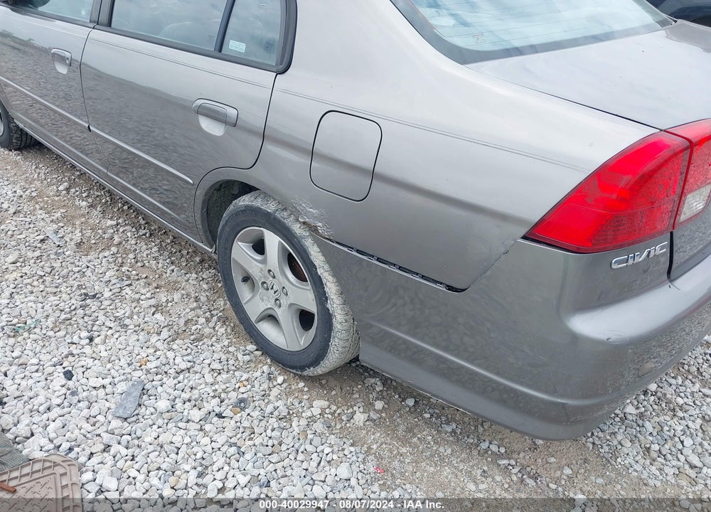 2004 HONDA CIVIC EX VIN: 2HGES26784H511765