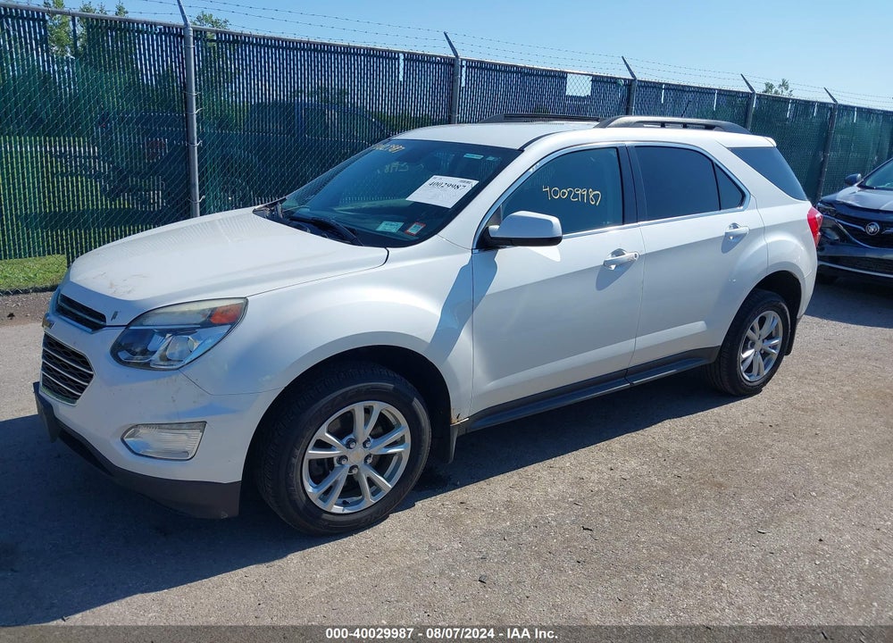 2017 CHEVROLET EQUINOX LT VIN: 2GNFLFEK8H6116975