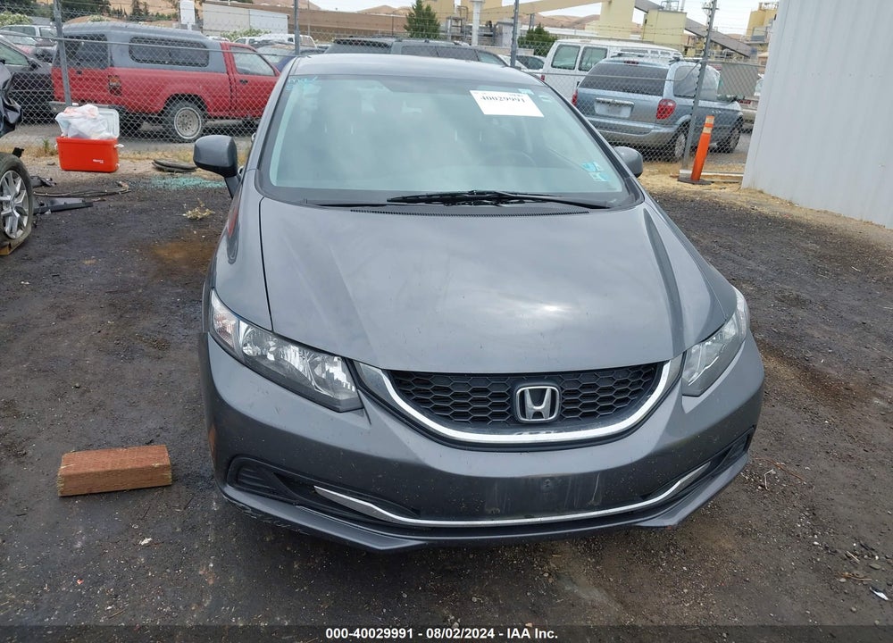 2013 HONDA CIVIC LX VIN: 19XFB2F52DE262859
