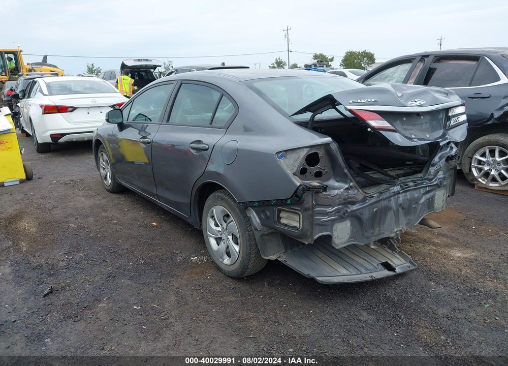 2013 HONDA CIVIC LX VIN: 19XFB2F52DE262859