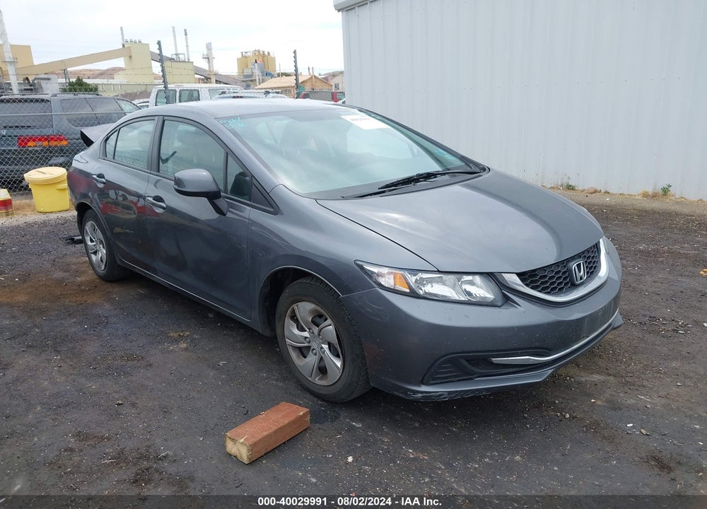 2013 HONDA CIVIC LX VIN: 19XFB2F52DE262859