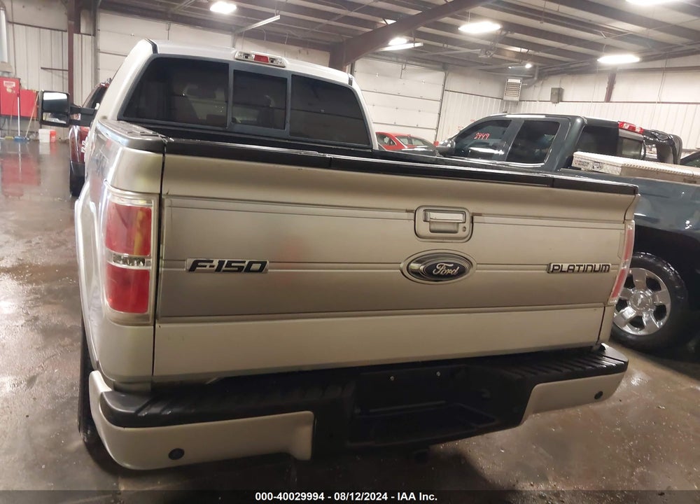 2009 FORD F-150 PLATINUM VIN: 1FTPW14V89FA78934