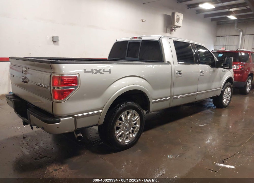 2009 FORD F-150 PLATINUM VIN: 1FTPW14V89FA78934