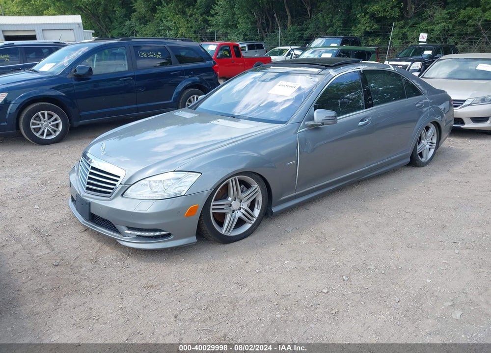 2012 MERCEDES-BENZ S 550 4MATIC VIN: WDDNG9EB7CA445579