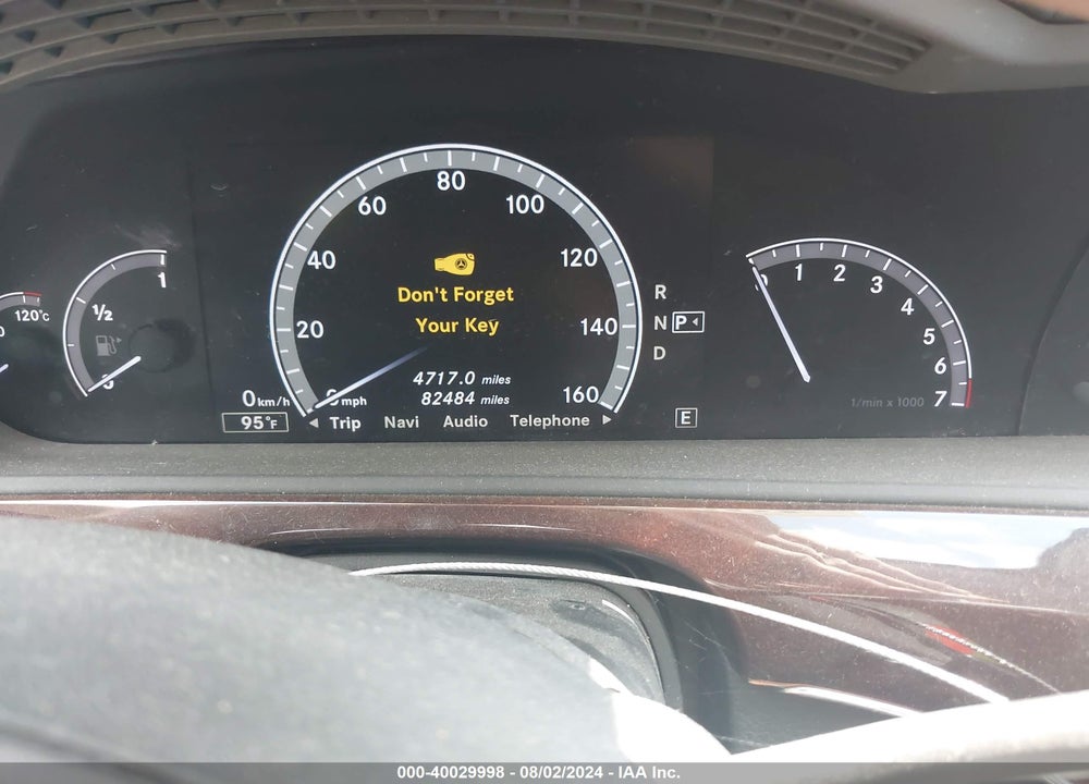 2012 MERCEDES-BENZ S 550 4MATIC VIN: WDDNG9EB7CA445579