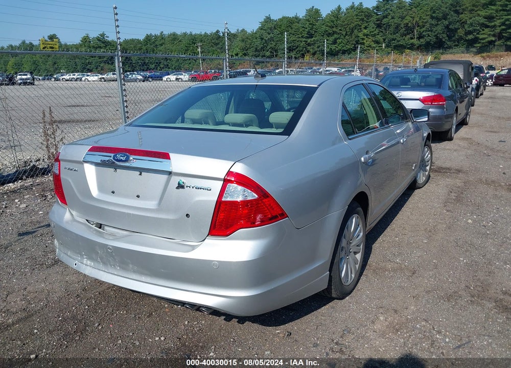 2010 FORD FUSION HYBRID VIN: 3FADP0L32AR392070