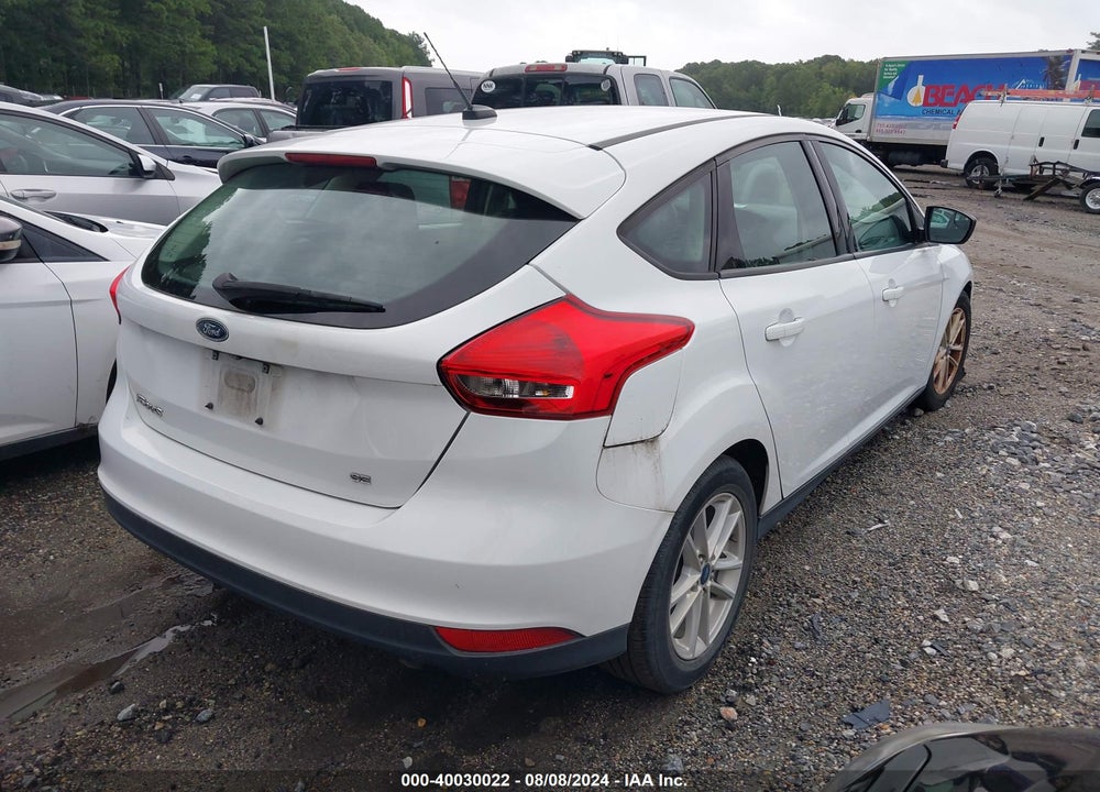 2018 FORD FOCUS SE VIN: 1FADP3K26JL316540