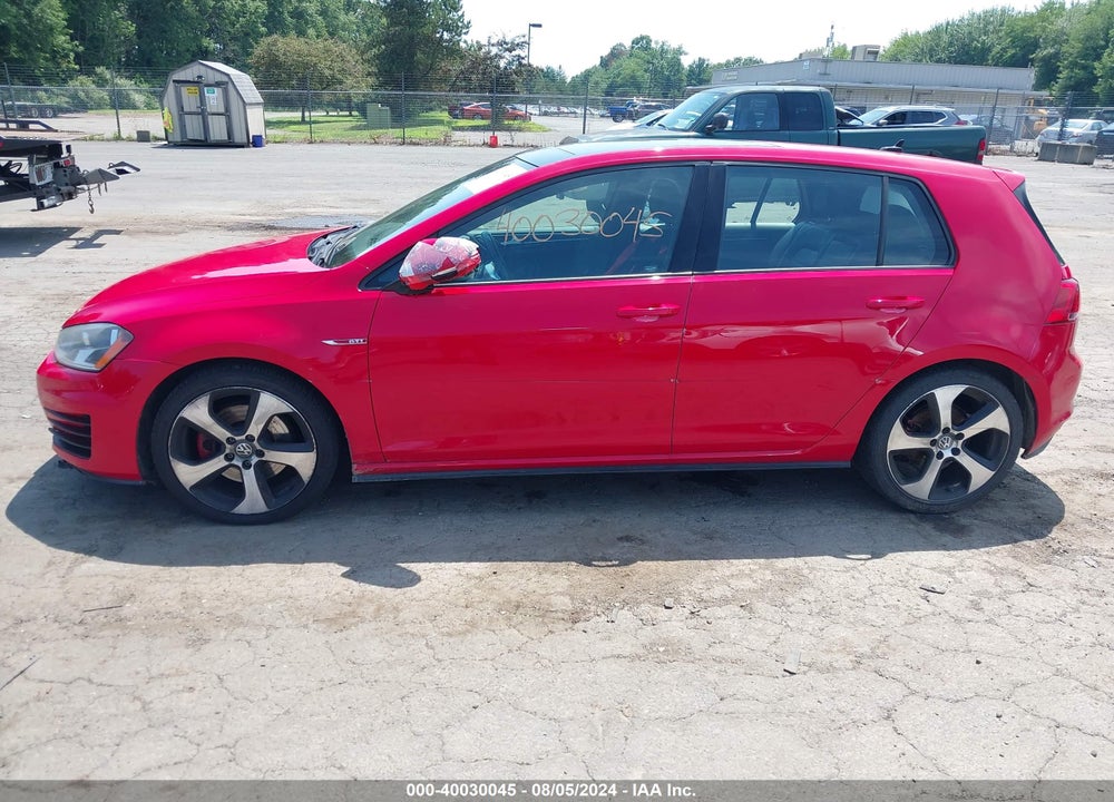 2015 VOLKSWAGEN GOLF GTI 2.0T SE 4-DOOR VIN: 3VW4T7AU8FM009048
