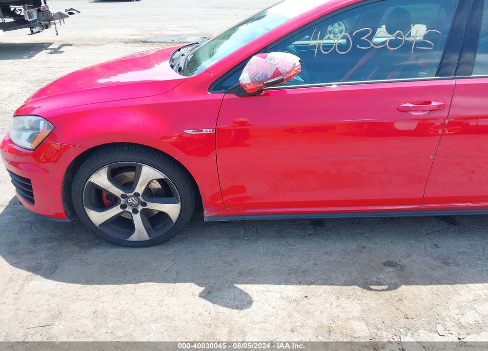 2015 VOLKSWAGEN GOLF GTI 2.0T SE 4-DOOR VIN: 3VW4T7AU8FM009048