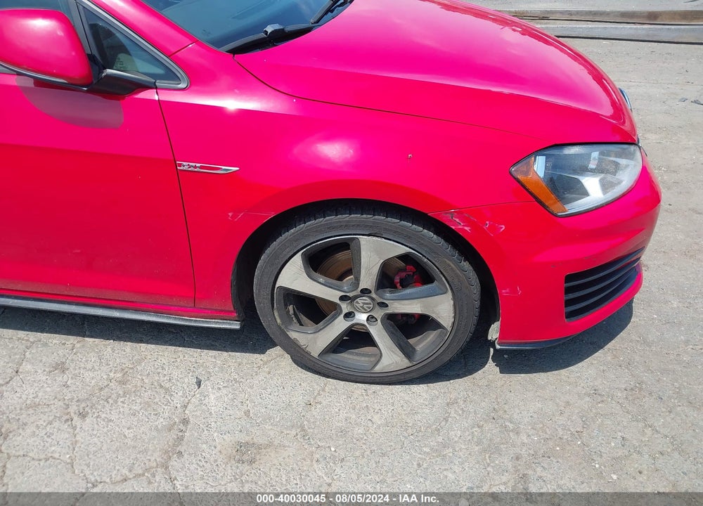2015 VOLKSWAGEN GOLF GTI 2.0T SE 4-DOOR VIN: 3VW4T7AU8FM009048