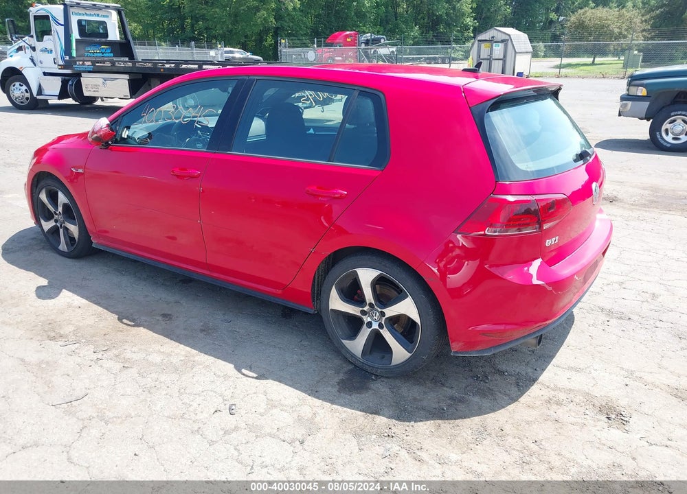 2015 VOLKSWAGEN GOLF GTI 2.0T SE 4-DOOR VIN: 3VW4T7AU8FM009048