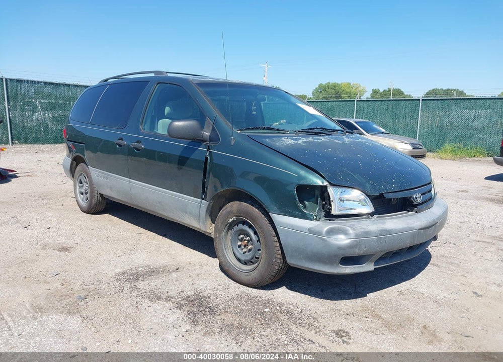 2002 TOYOTA SIENNA CE VIN: 4T3ZF19C02U503311