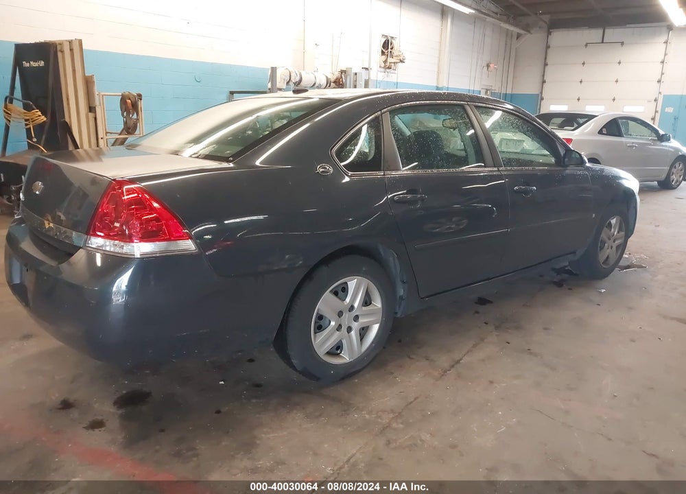 2008 CHEVROLET IMPALA LS VIN: 2G1WB58N581225136