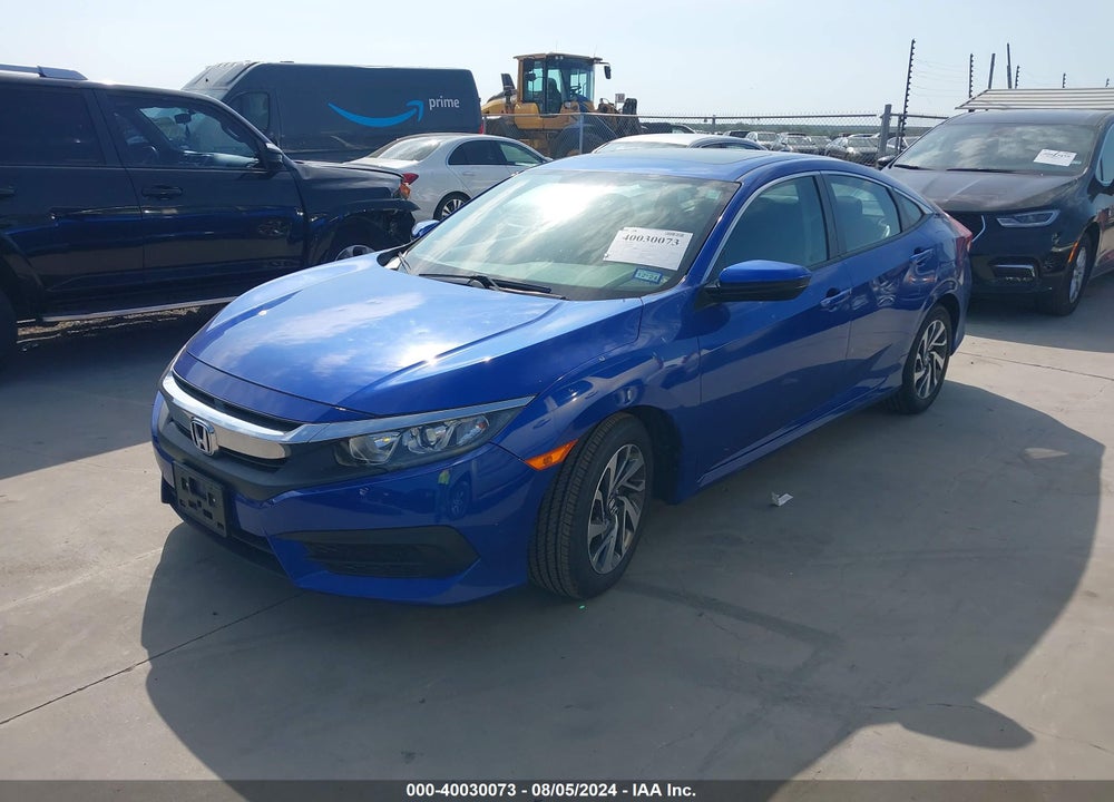 2018 HONDA CIVIC EX VIN: 2HGFC2F76JH588468