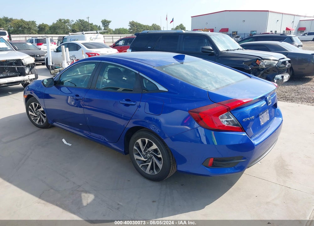 2018 HONDA CIVIC EX VIN: 2HGFC2F76JH588468