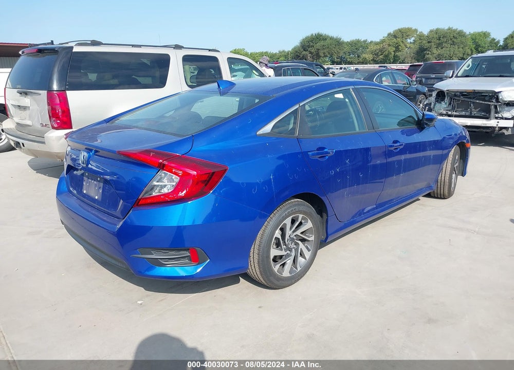 2018 HONDA CIVIC EX VIN: 2HGFC2F76JH588468