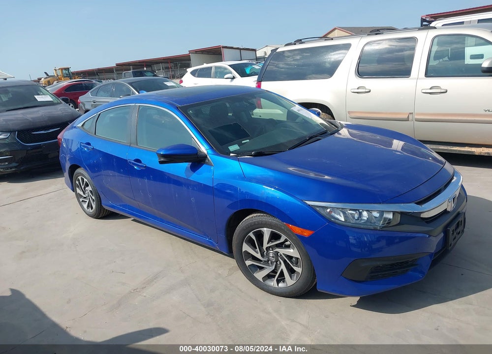 2018 HONDA CIVIC EX VIN: 2HGFC2F76JH588468