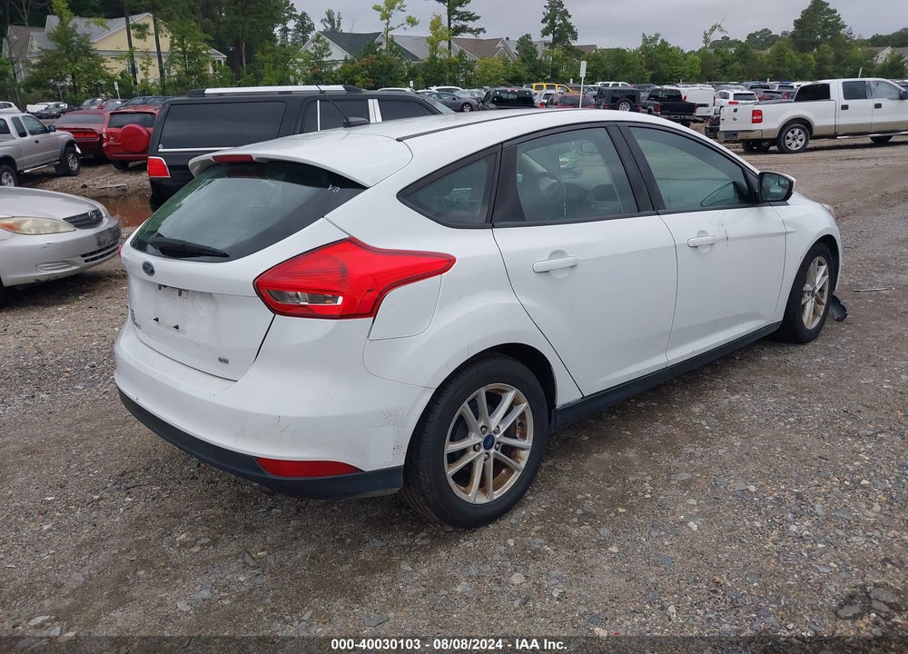 2018 FORD FOCUS SE VIN: 1FADP3K21JL316543