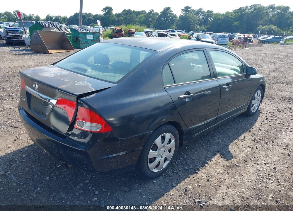 2009 HONDA CIVIC LX VIN: 2HGFA16549H519708