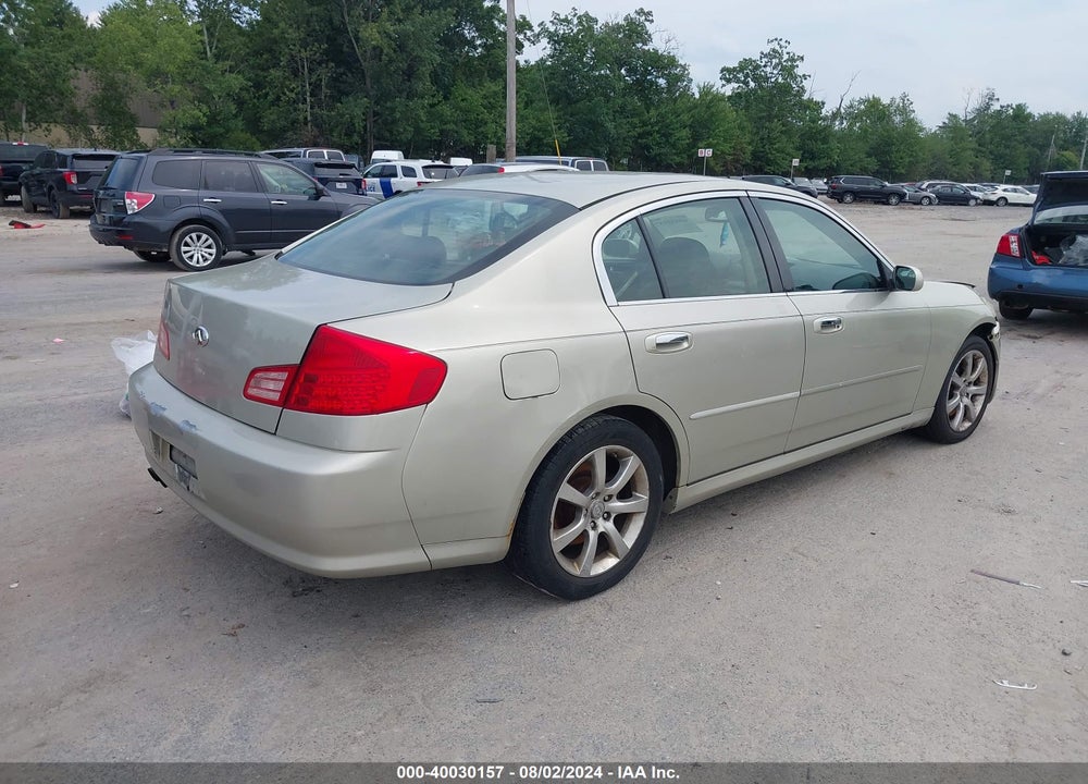 2006 INFINITI G35X VIN: JNKCV51F36M613793