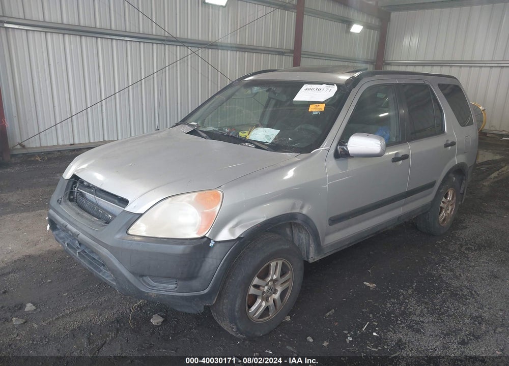 2002 HONDA CR-V EX VIN: SHSRD78802U011737