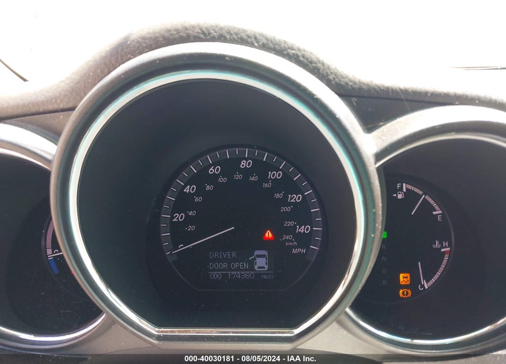 2008 LEXUS RX 400H VIN: JTJGW31U982008711