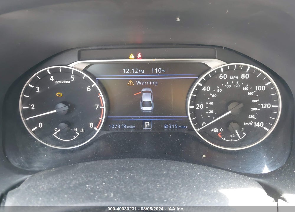 2022 NISSAN ALTIMA SR FWD VIN: 1N4BL4CV1NN380299