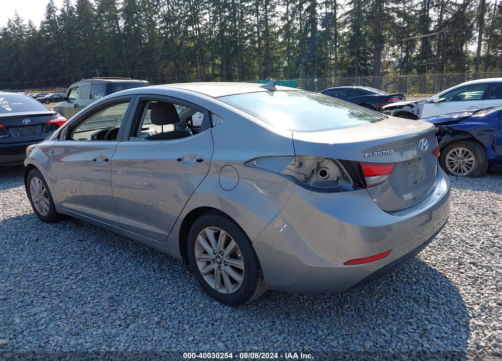 2014 HYUNDAI ELANTRA VIN: KMHDH4AE9EU110259