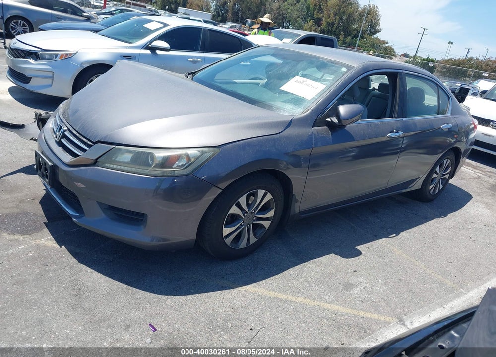 2013 HONDA ACCORD LX VIN: 1HGCR2F34DA022505