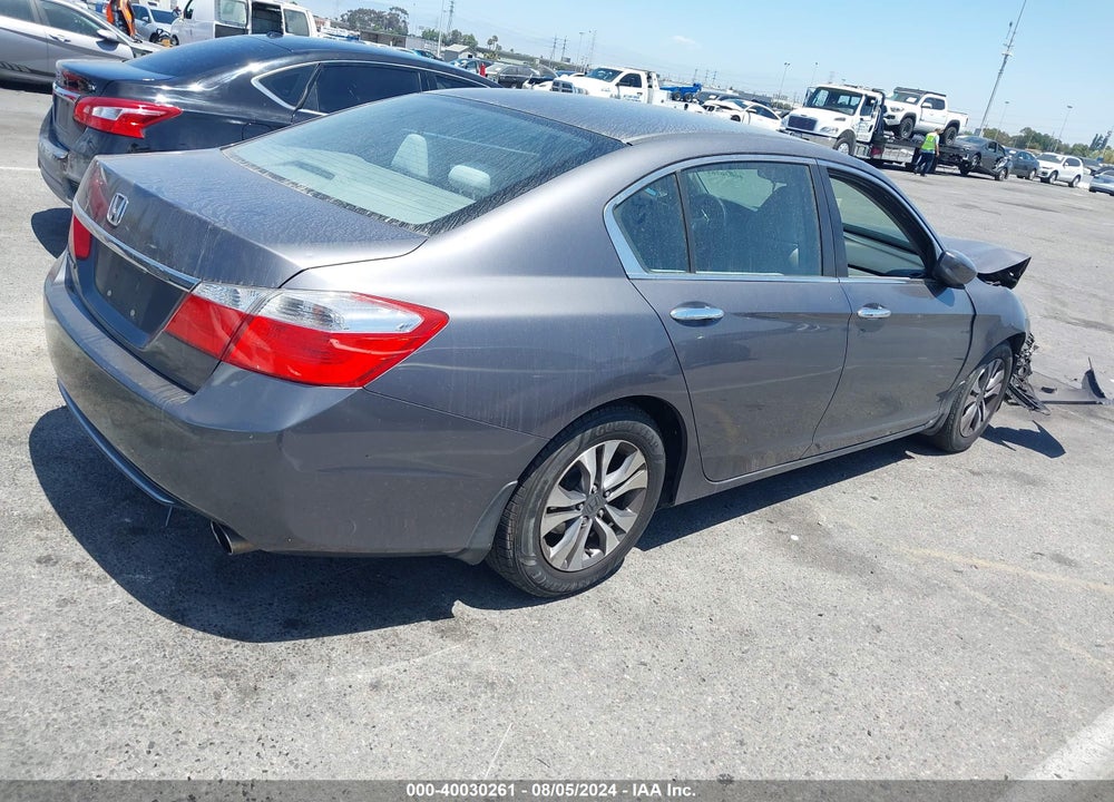 2013 HONDA ACCORD LX VIN: 1HGCR2F34DA022505