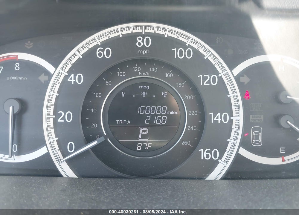 2013 HONDA ACCORD LX VIN: 1HGCR2F34DA022505