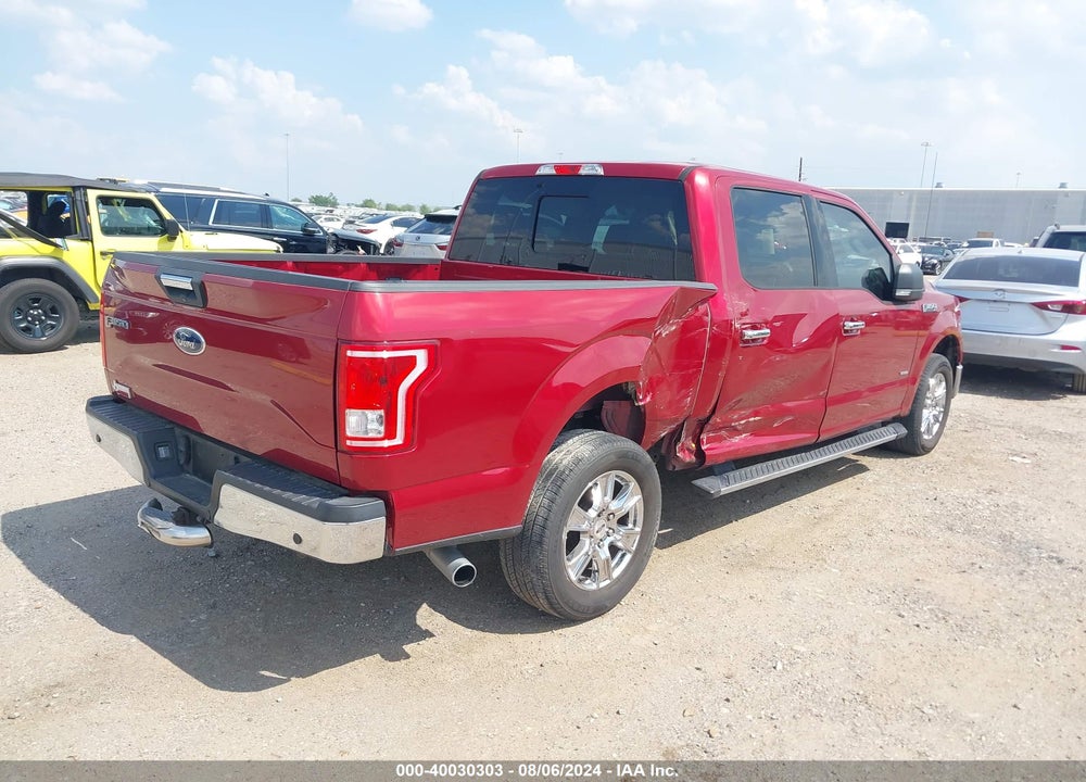 2015 FORD F-150 XLT VIN: 1FTEW1CG6FKE70582