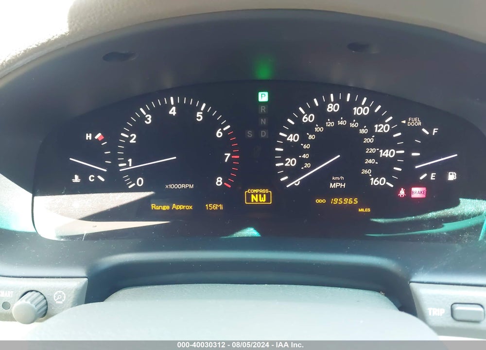 2004 LEXUS LS 430 VIN: JTHBN36F340166010