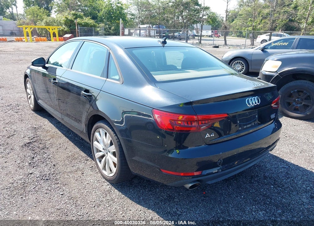2017 AUDI A4 2.0T PREMIUM VIN: WAUANAF43HN008174