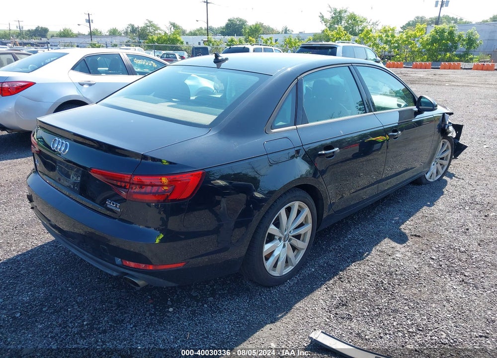 2017 AUDI A4 2.0T PREMIUM VIN: WAUANAF43HN008174