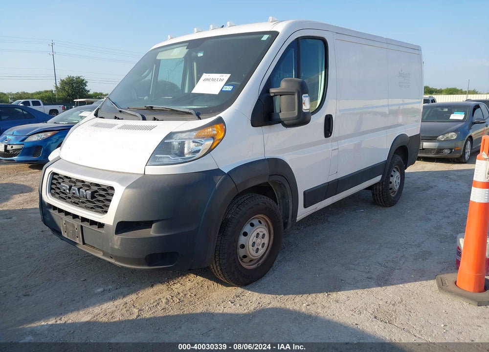 2019 RAM PROMASTER 1500 LOW ROOF 118 WB VIN: 3C6TRVNG2KE550243