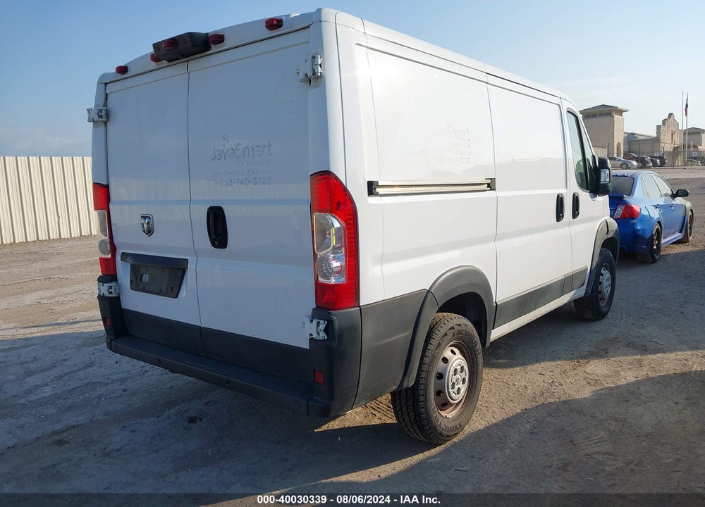 2019 RAM PROMASTER 1500 LOW ROOF 118 WB VIN: 3C6TRVNG2KE550243