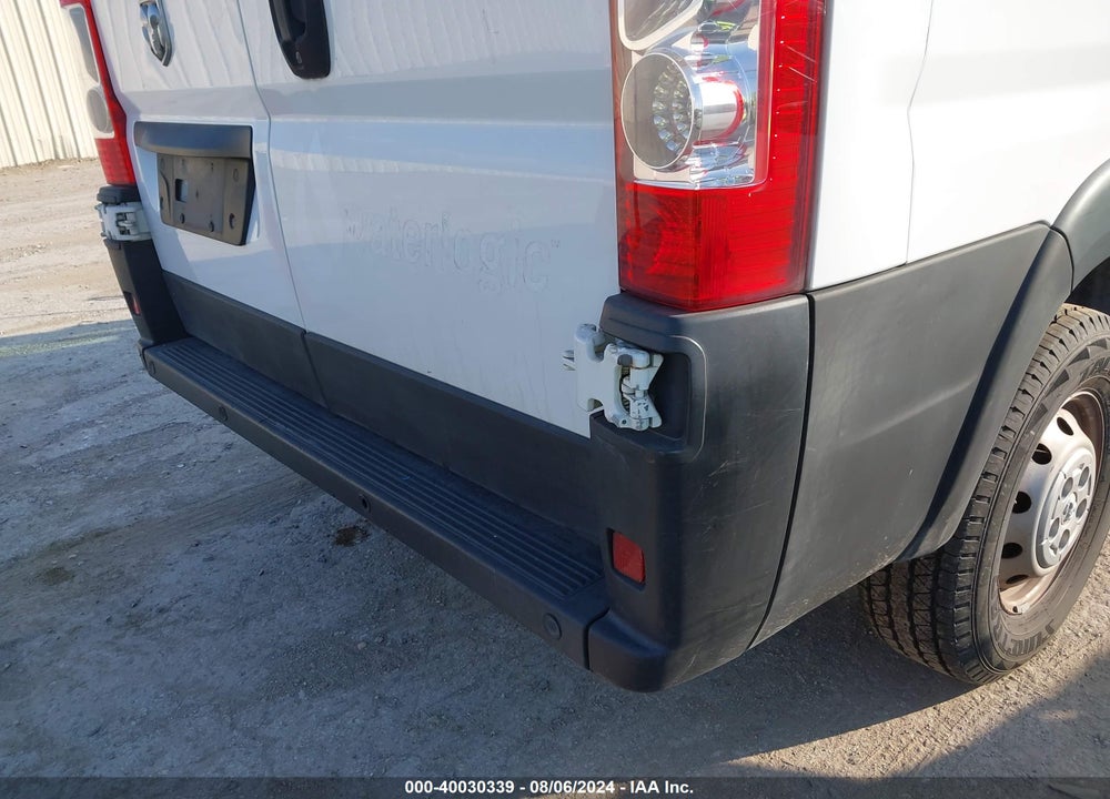 2019 RAM PROMASTER 1500 LOW ROOF 118 WB VIN: 3C6TRVNG2KE550243