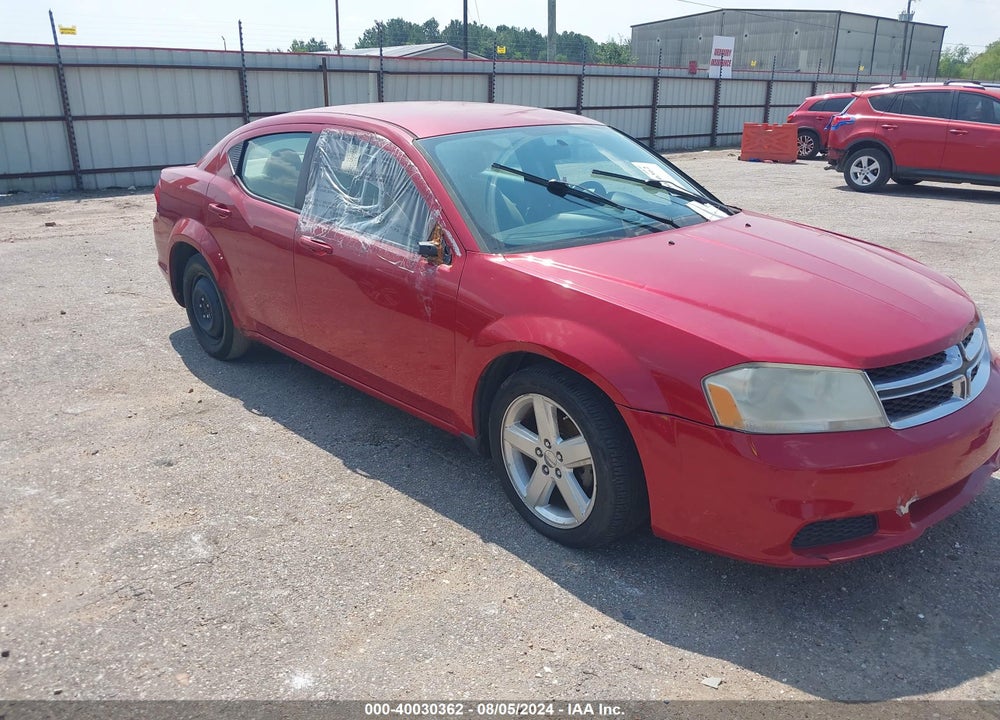 2013 DODGE AVENGER SE VIN: 1C3CDZAB3DN551316