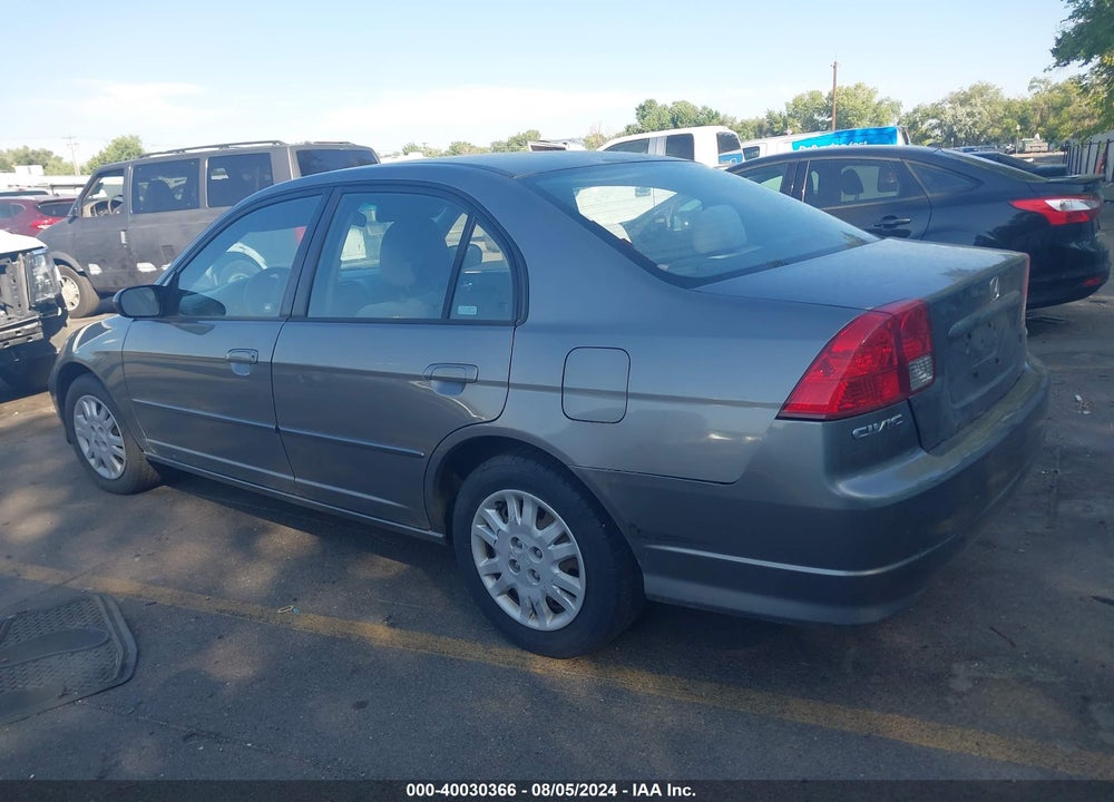2005 HONDA CIVIC LX VIN: 2HGES16565H591173