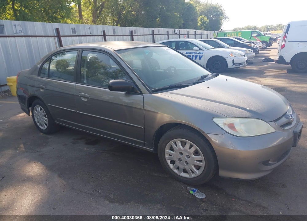 2005 HONDA CIVIC LX VIN: 2HGES16565H591173