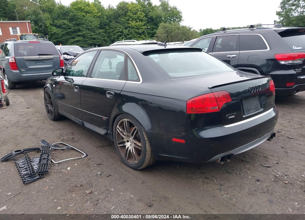 2006 AUDI A4 3.2 VIN: WAUDG78E16A036799