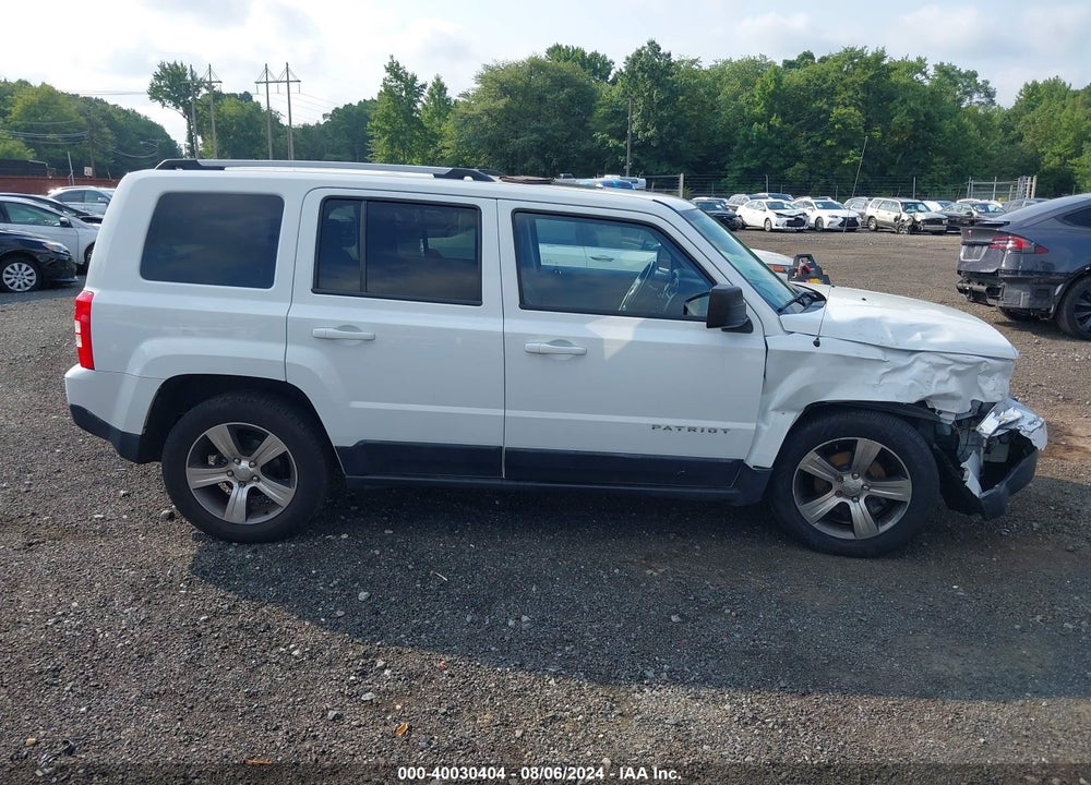 2016 JEEP PATRIOT HIGH ALTITUDE EDITION VIN: 1C4NJRFB0GD724774
